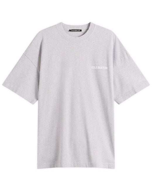 Cole Buxton Gray Cb Sportswear T-Shirt for men