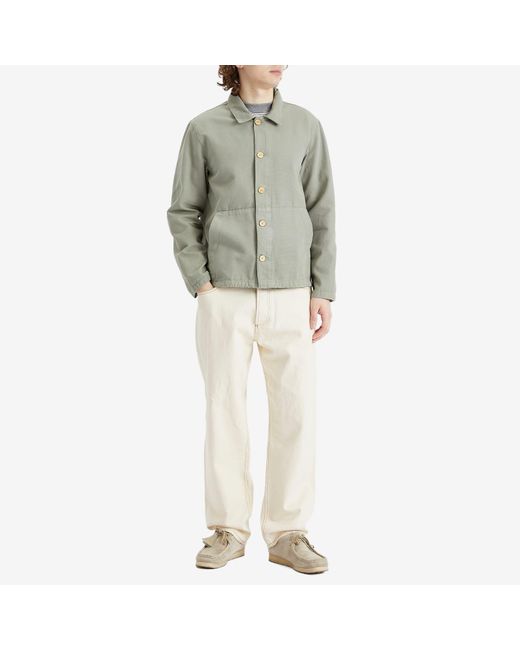 Armor Lux Green Fisherman Chore Jacket for men