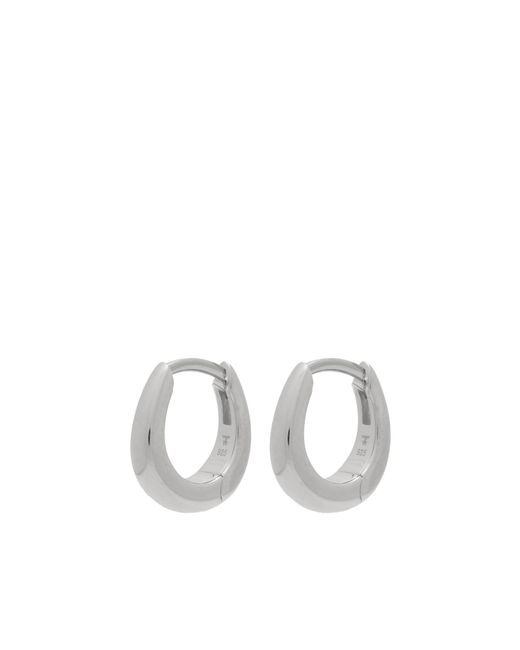 Tom Wood Metallic Liz Huggies Earrings