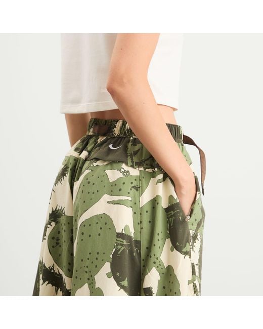 Nike Green Acg Zip Smith Summit Aop Skirt