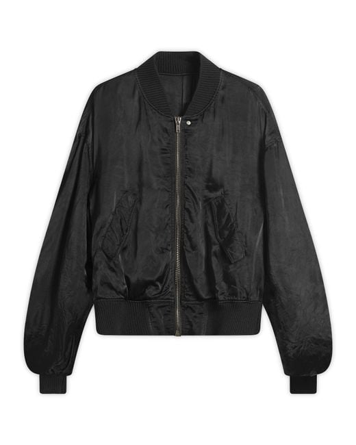 Rick Owens Black Secchia Flight Jacket