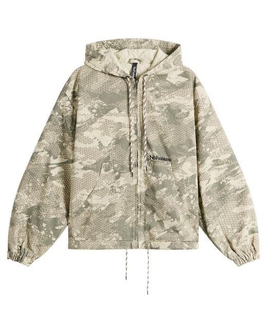 No Problemo Multicolor Forest Ripstop Work Jacket