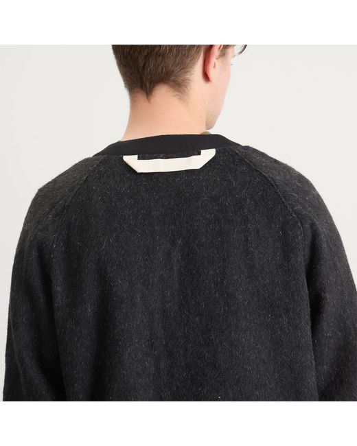 Merely Made Black Berkut Cardigan for men