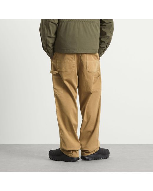 Moncler Natural Gabardine Cotton Trousers for men