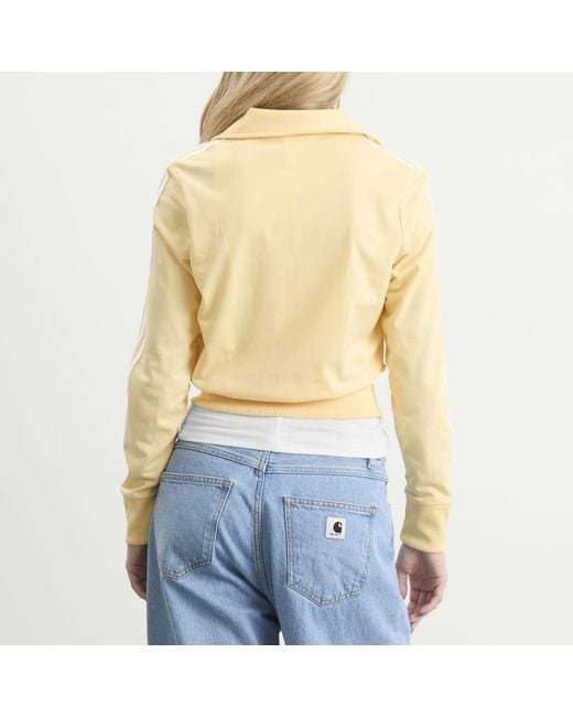 Adidas Yellow Classic Firebird Track Top