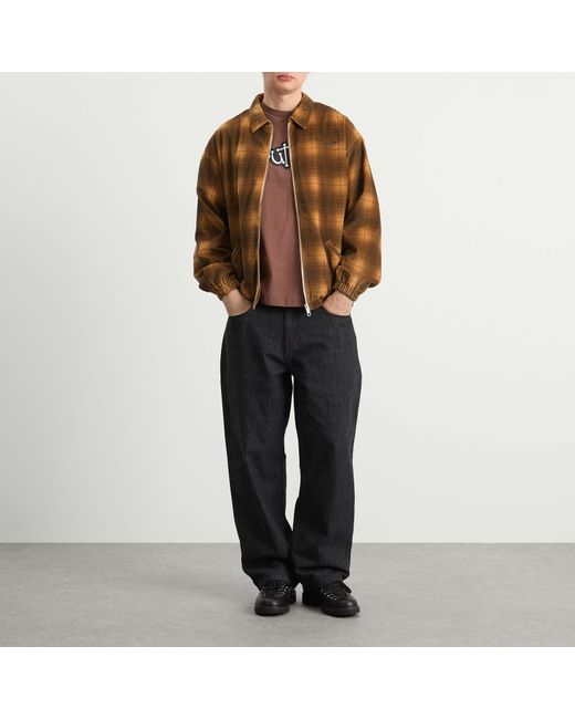 Butter Goods Blue Blotch Baggy Denim Jeans for men
