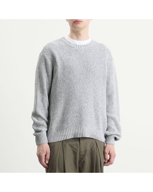 Folk Gray Chain Crew Jumper for men