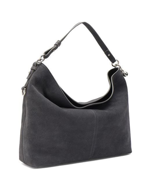 Justine Clenquet Gray Marla Hobo Suede Bag