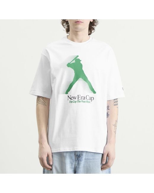 KTZ White Player Graphic T-Shirt for men