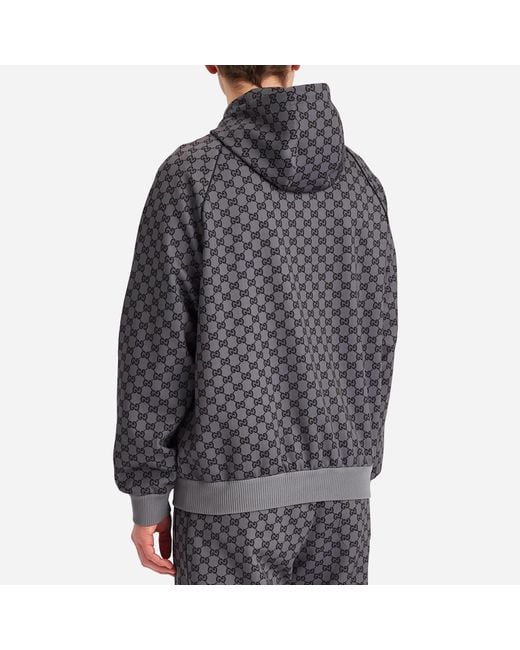 Gucci Light Neoprene Zip Through Jacket in Gray for Men | Lyst
