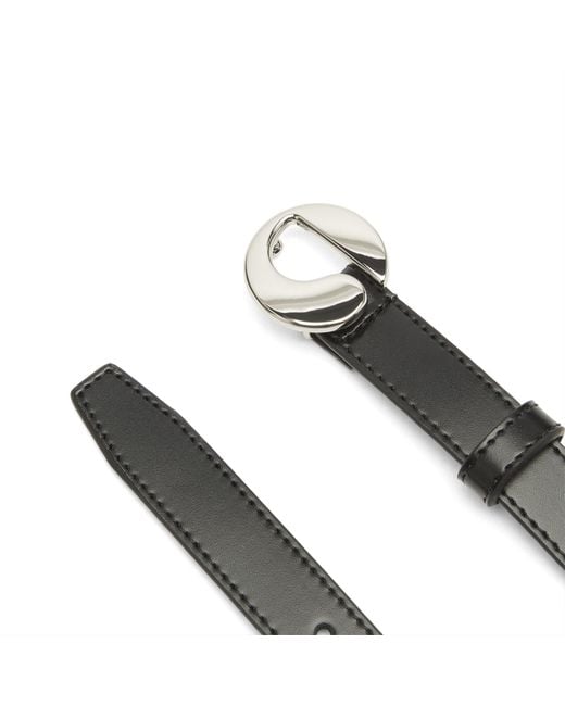 Coperni Black Logo Skinny Belt
