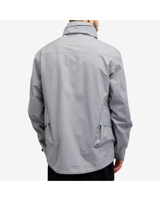 C P Company Gray Metropolis Gore-Tex Infinium Uitility Jacket for men