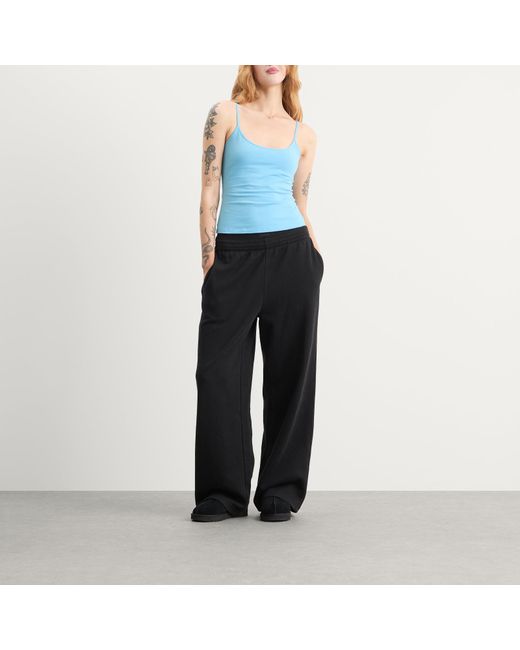 Skims Blue Cotton Jersey Cami
