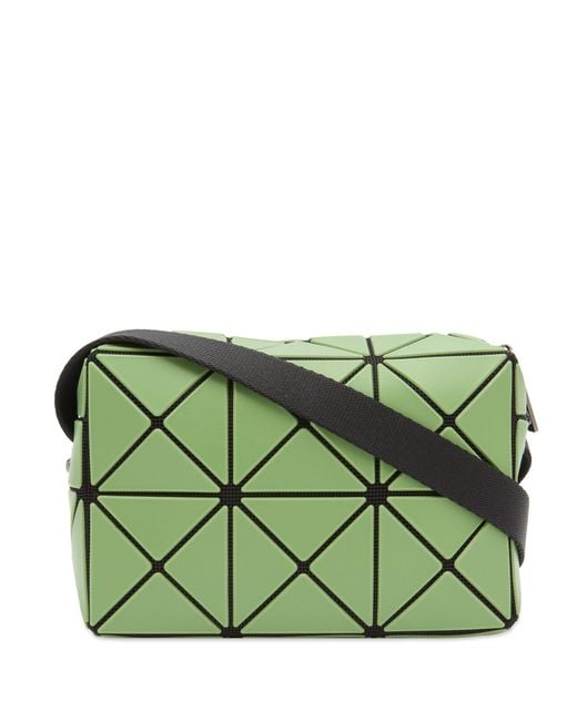 Issey Miyake Green Cuboid Shoulder Bag