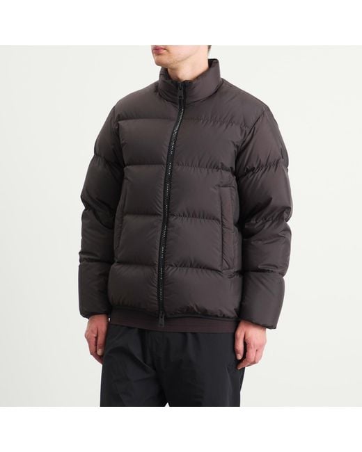 Moncler Black Erterle Jacket Recycled Padded Coat for men