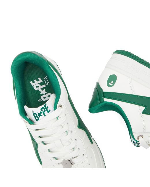 A Bathing Ape Bape Sta Os in Green | Lyst UK