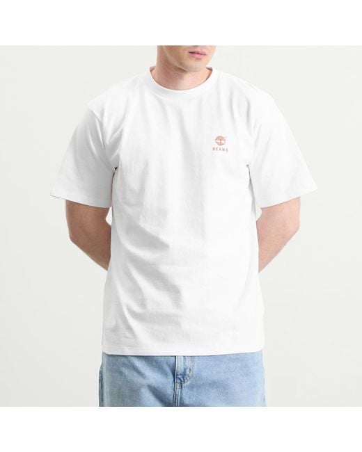 Timberland White X Beams T-Shirt for men