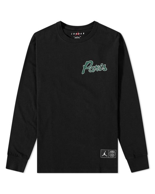 psg jordan shirt black
