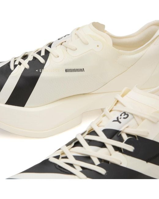 Y-3 White Adios Pro 4 Sneaker for men