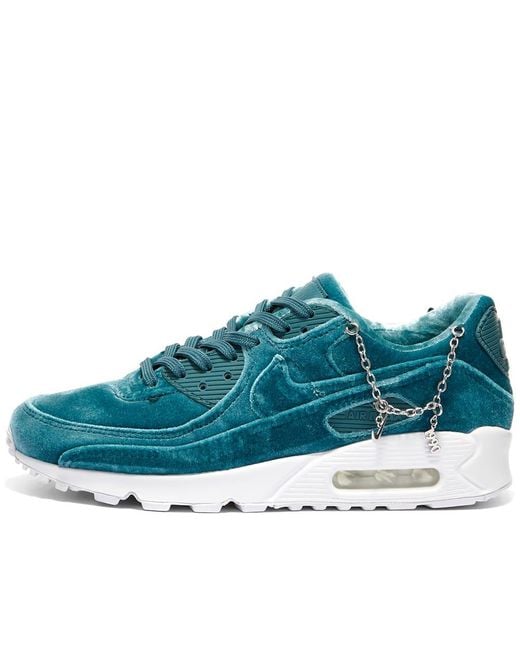 Nike Velvet W Air Max 90 Prm 'jewelry' Sneakers in Green/Silver/White  (Green) | Lyst Canada