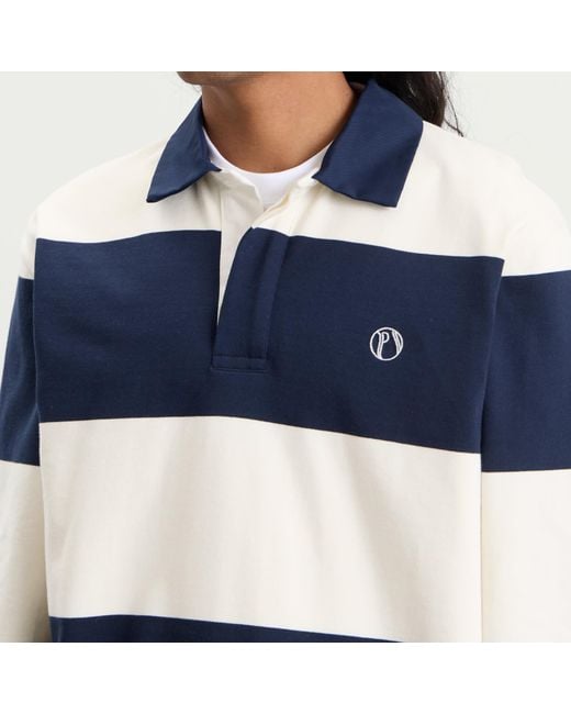 Palmes Blue Ball Rugby Shirt for men