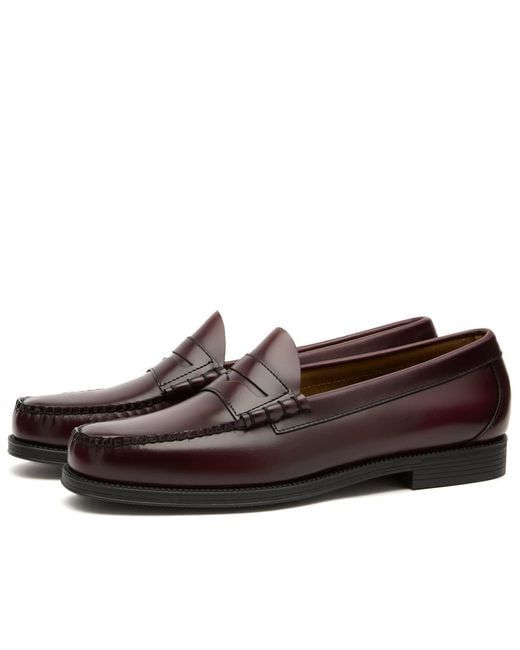 G.H.BASS Brown Easy Weejun Larson Penny Loafer for men