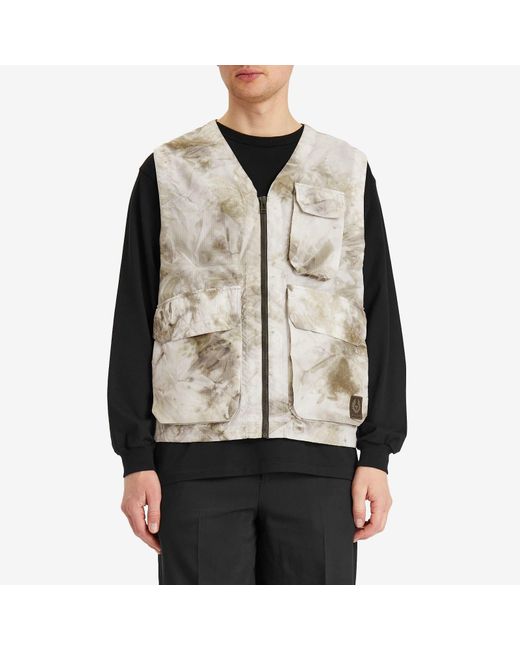 Belstaff Multicolor Riverbed Camo Ripstop Hithe Gilet for men