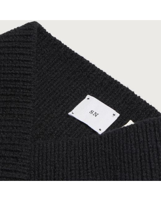 Studio Nicholson Black Triangle Scarf