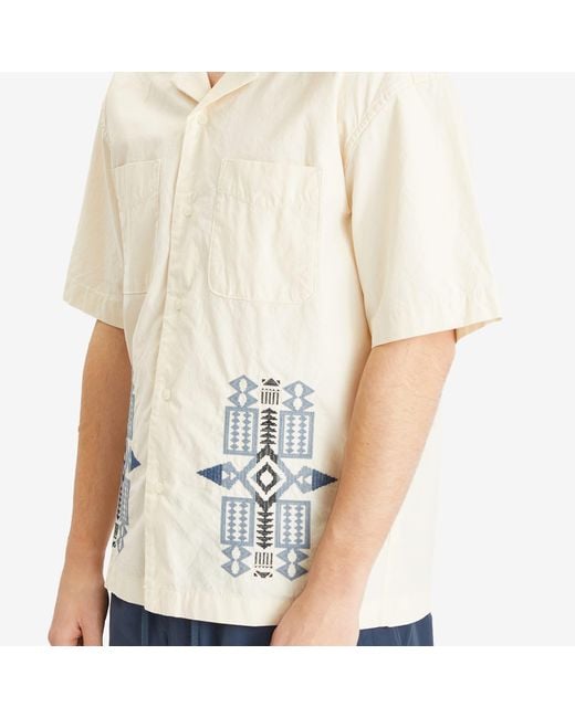 Pendleton White Camp Collar Shirt for men