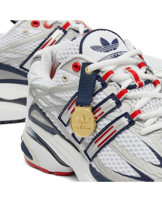 ★adidas★ Adista cushion white red adidas Mens Adistar Cushion Running Sneakers Shoes - Red