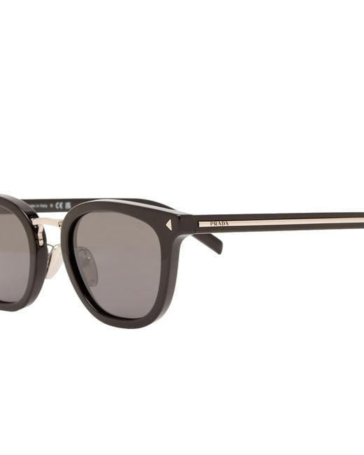 Prada Gray C01Sd Sunglasses for men