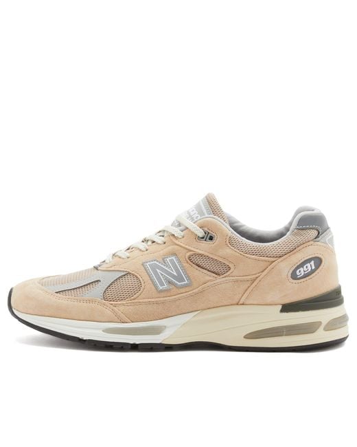 New Balance White U991Be2 Sneaker Made