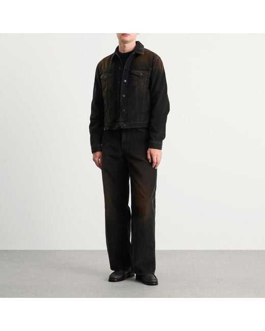 Acne Black 1981 Cord Trousers for men