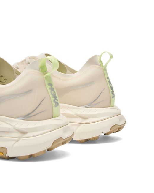 Hoka One One White Mafate Speed 4 Lite Sneaker for men