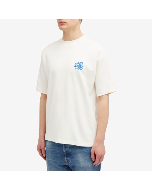 Drole de Monsieur White Ddm Logo T-Shirt for men