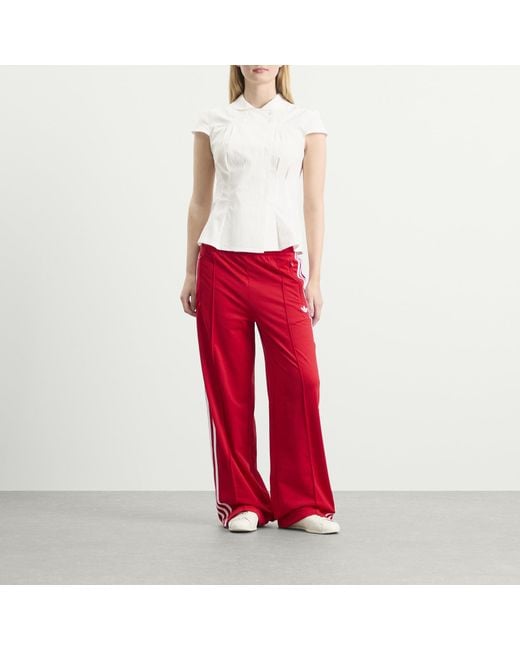 Adidas Red Firebird Loose Track Pant