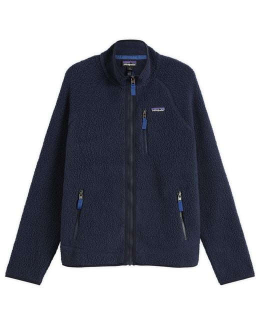 Patagonia Blue Retro Pile Jacket for men