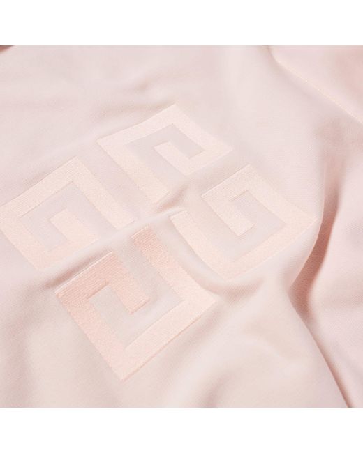 Givenchy Pink Archetype Logo Hoodie for men