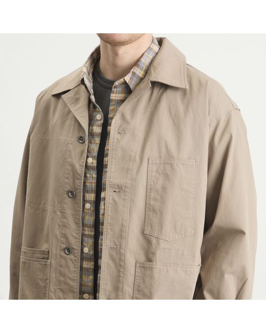 FRIZMWORKS Natural Relaxed Coverall Jacket for men