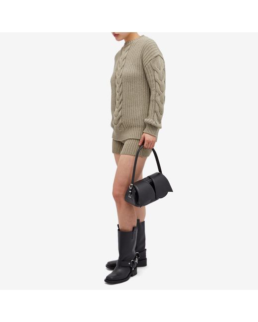 Max Mara Natural Acceso Knitted Shorts