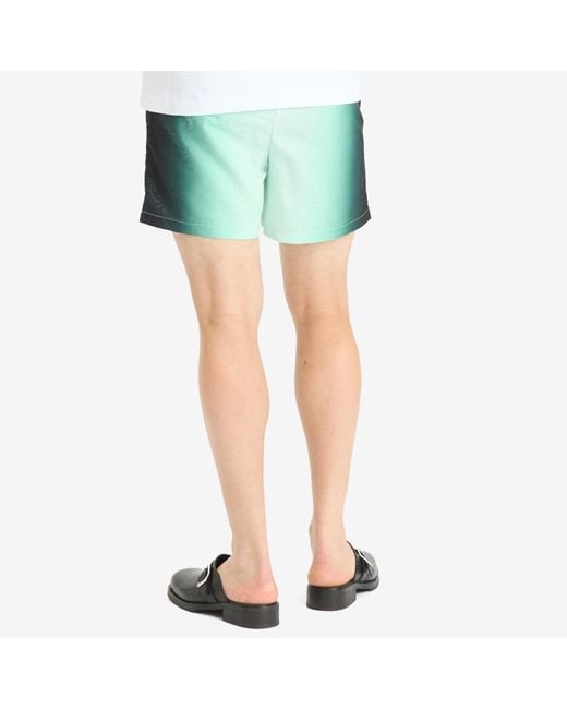 Casablanca Green Jacquard Printed Swim Shorts for men