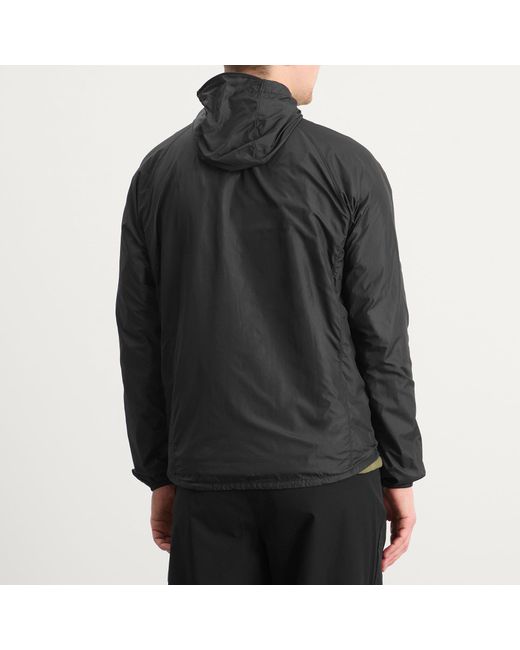 Montbell Black Wind Blast Hooded Jacket for men