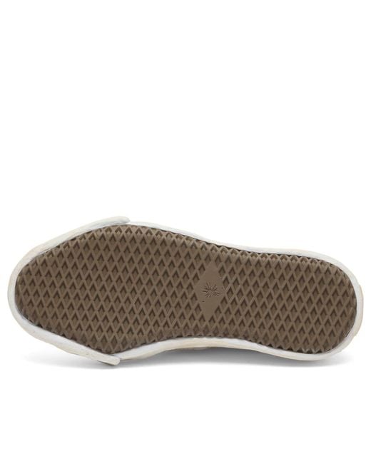 Maison Mihara Yasuhiro White Baker Western Detail Suede Low-Top for men