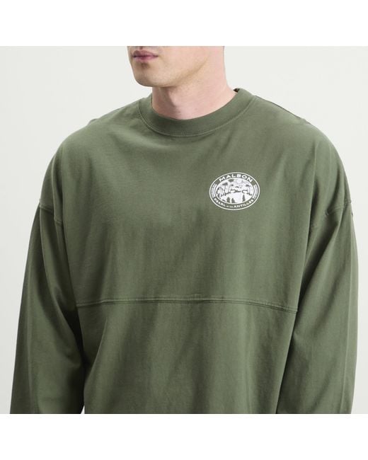 Malbon Green Horizon T-Shirt for men