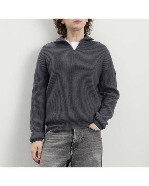 Canada Goose Gray Mckinney Quarter Zip Knit for men