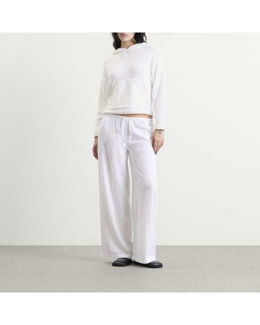 Leset White Mae Hoodie