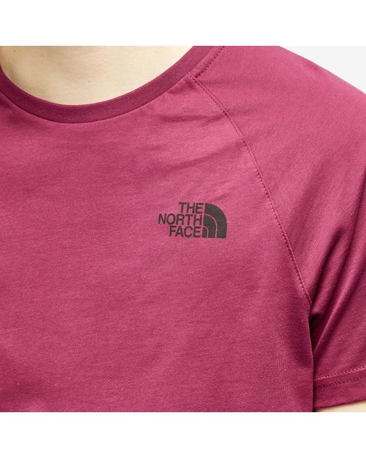 The North Face Purple North Faces T-Shirt for men
