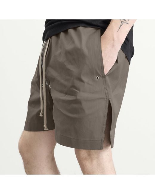 Rick Owens Gray Bela Boxers Shorts for men