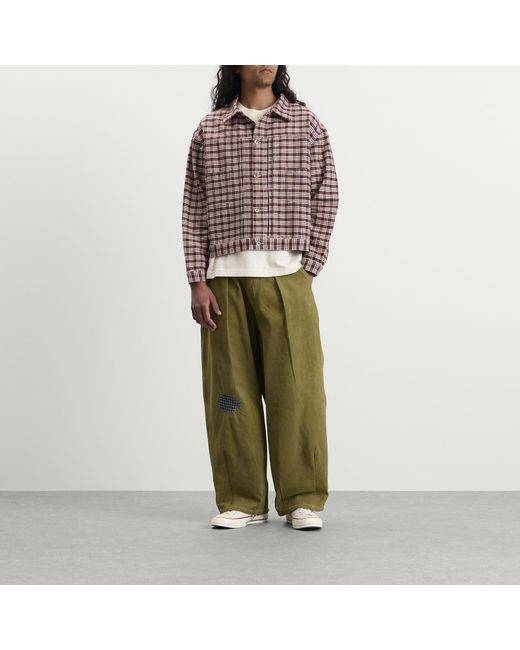 STORY mfg. Brown Check Sundae Jacket