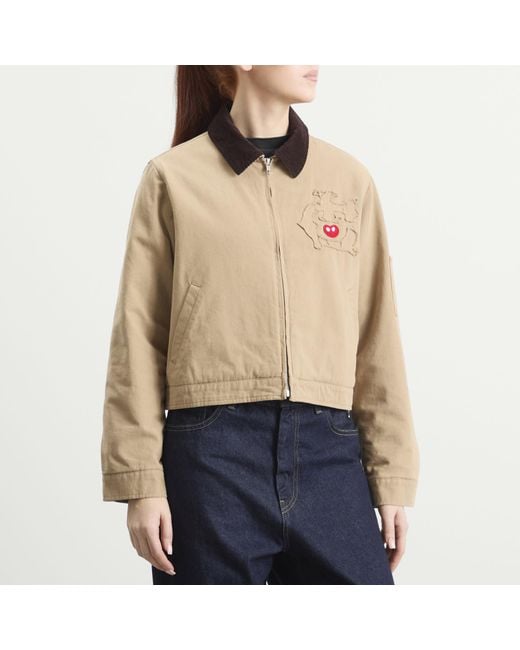 ICECREAM Natural Team Ic Cropped Work Jacket